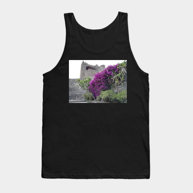 Violet wall flower Tank Top by foxxya